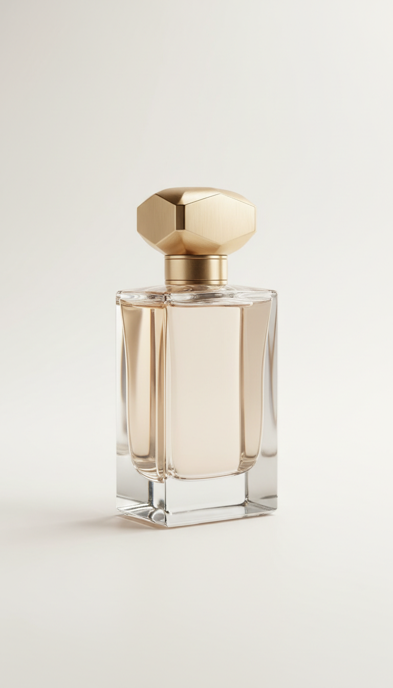 Gold-Capped Parfum Flacon Signature Edition
